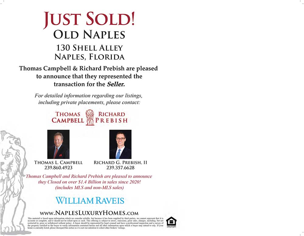 130 Shell Alley - Just Sold announcement