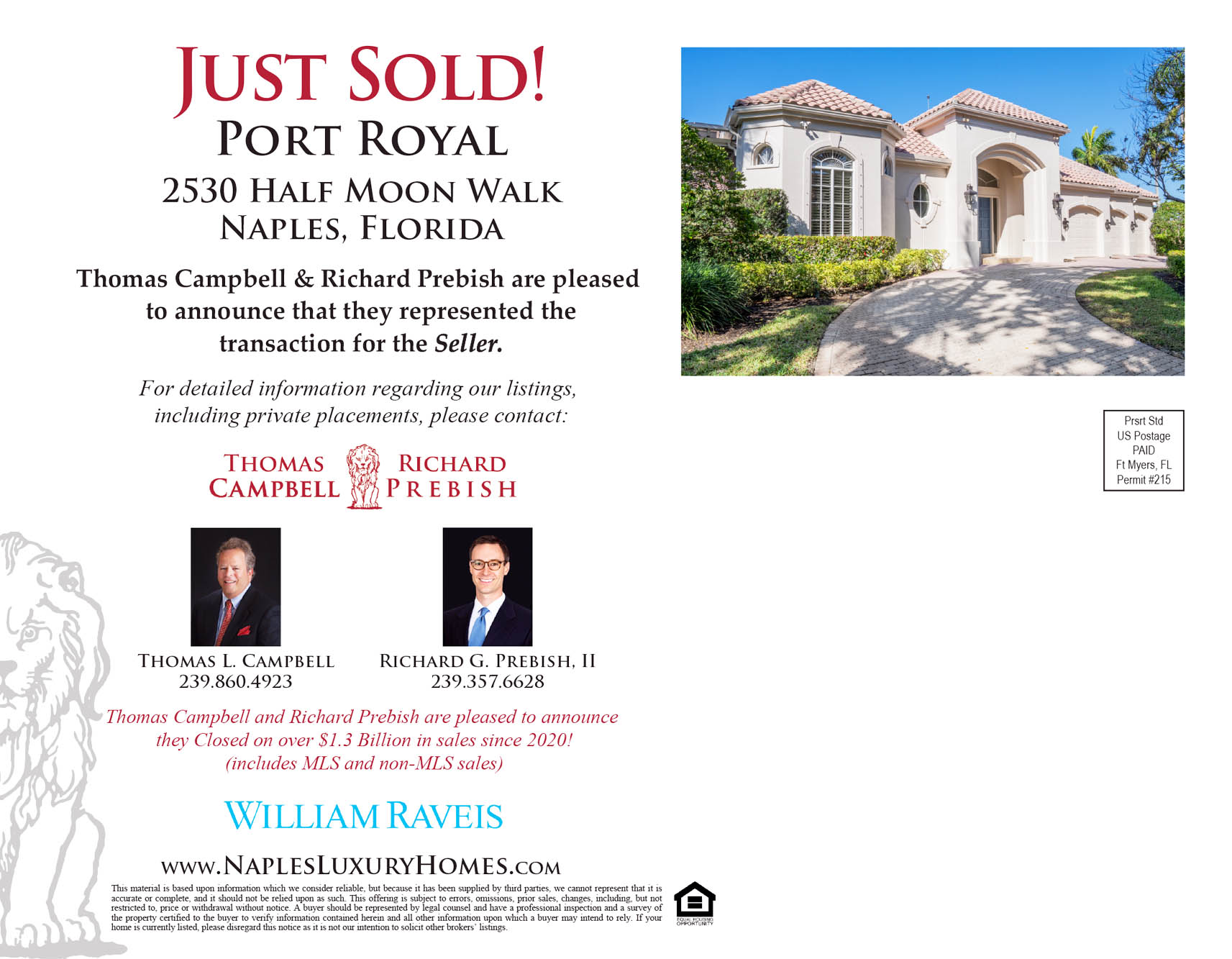 2530 Half Moon Walk - Just Sold announcement